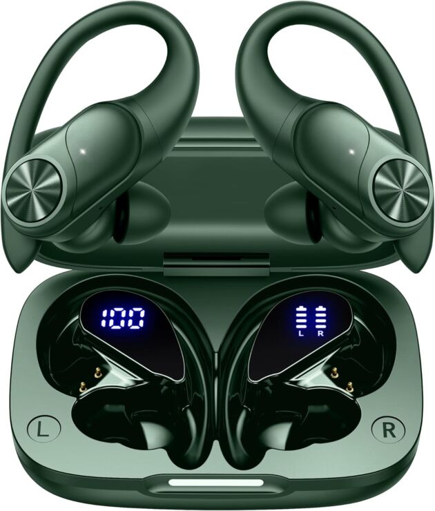 PocBuds Bluetooth Headphones Wi-fi Earbuds 80hrs Playtime Wi-fi Charging C...