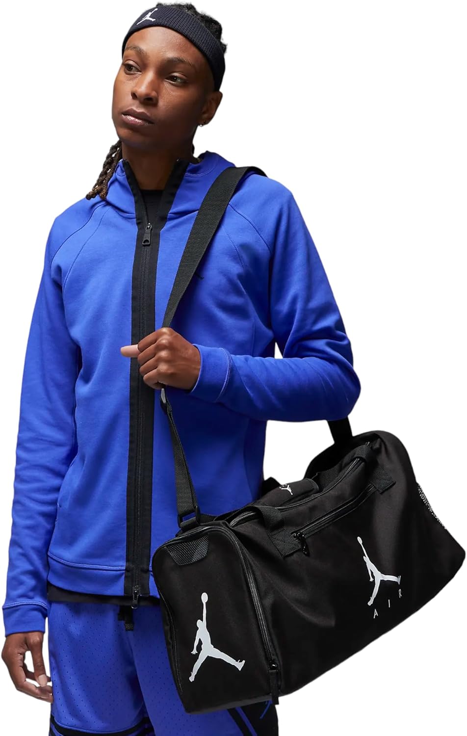 Nike Air Jordan Sport Small Duffel Bag (55L) (Black) - Image 6