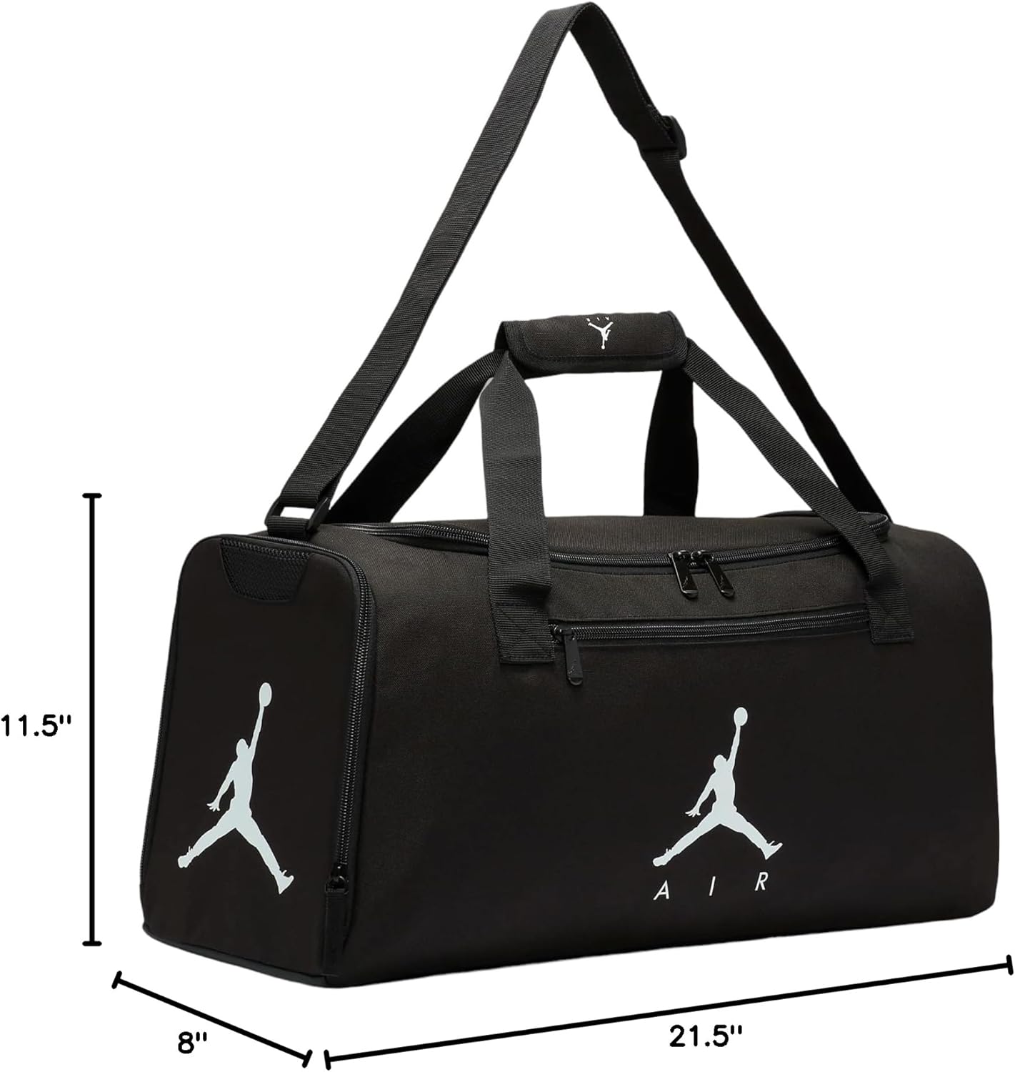Nike Air Jordan Sport Small Duffel Bag (55L) (Black) - Image 7