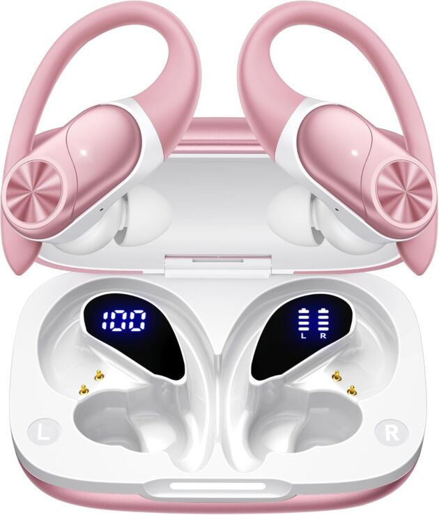 PocBuds Bluetooth Headphones Wi-fi Earbuds 80hrs Playtime Wi-fi Charging C...