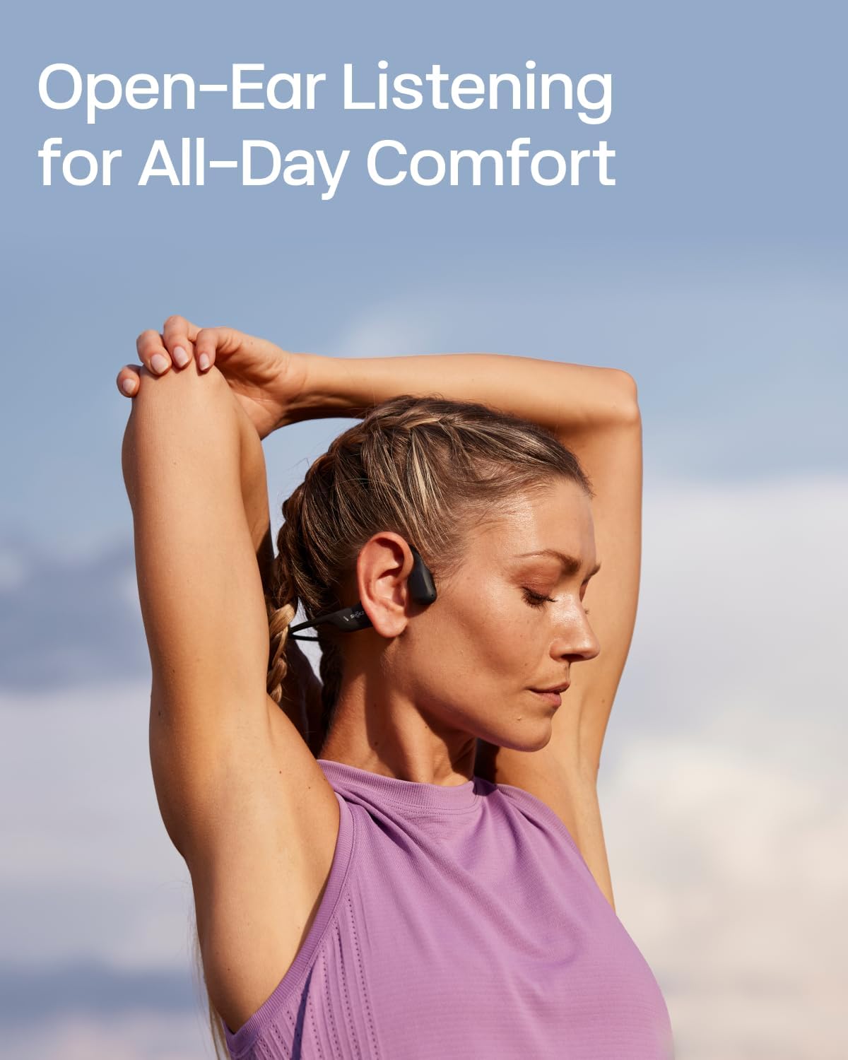 SHOKZ OpenRun Professional-Bone Conduction Headphones, Open-Ear Bluetooth Wi-fi Sport ... - Image 3