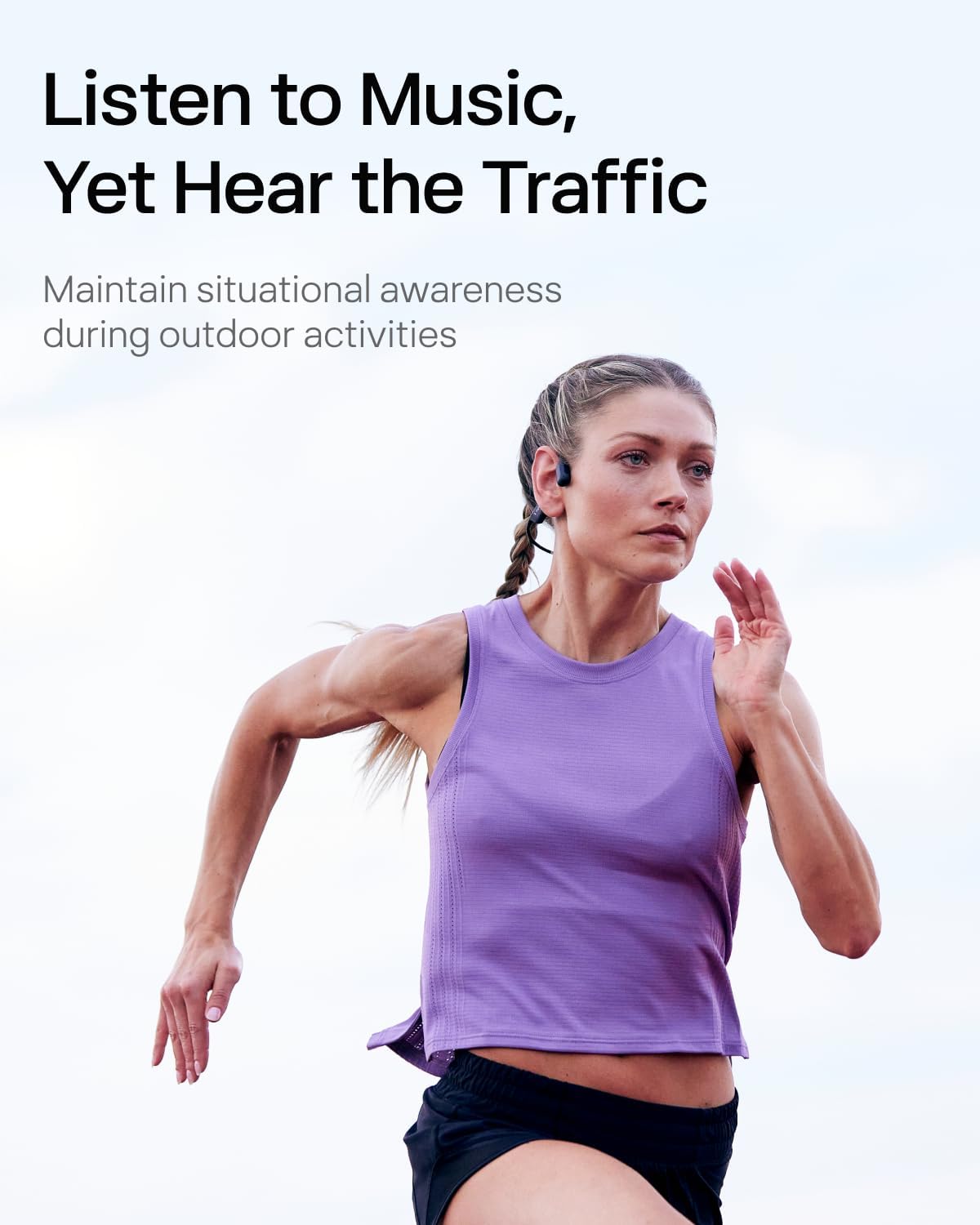 SHOKZ OpenRun Professional-Bone Conduction Headphones, Open-Ear Bluetooth Wi-fi Sport ... - Image 4