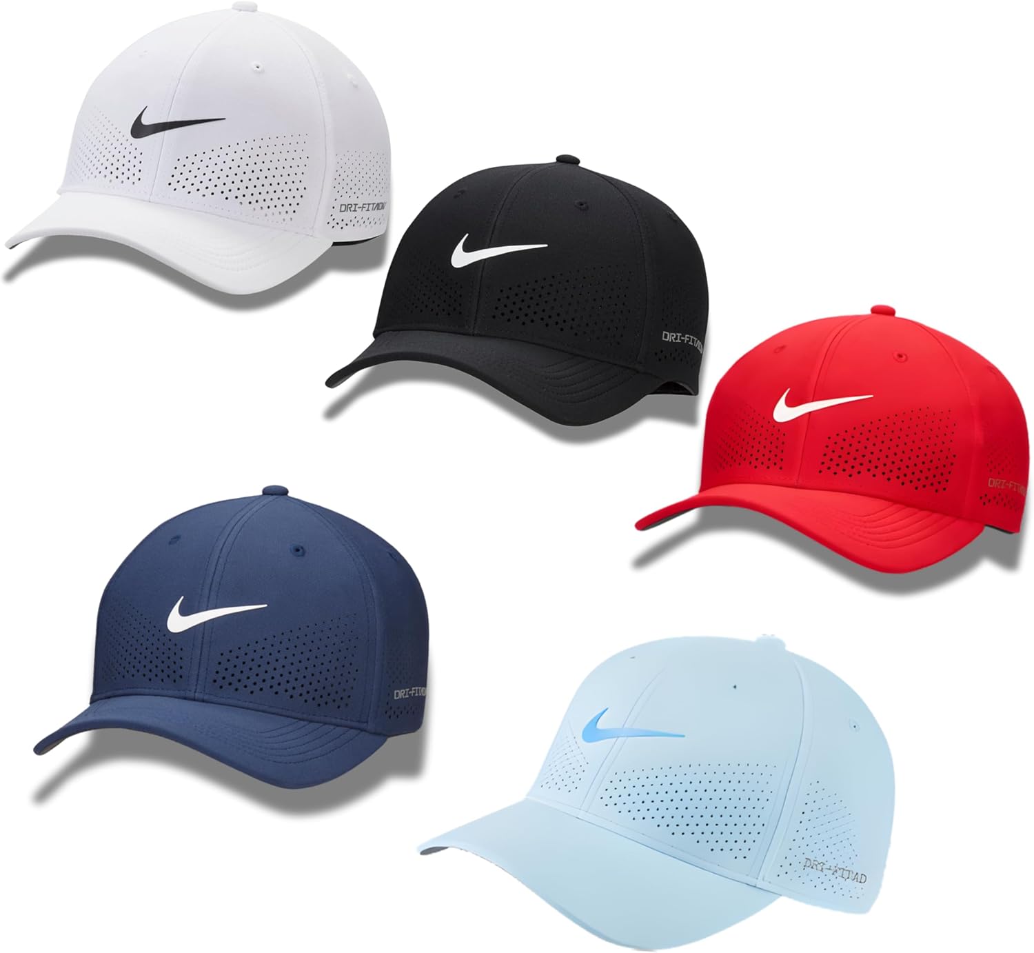 Nike Rise Excessive-Crown Dri-FIT ADV Structured Cap - AeroBill Stretch-Match Golf & Ru... - Image 2
