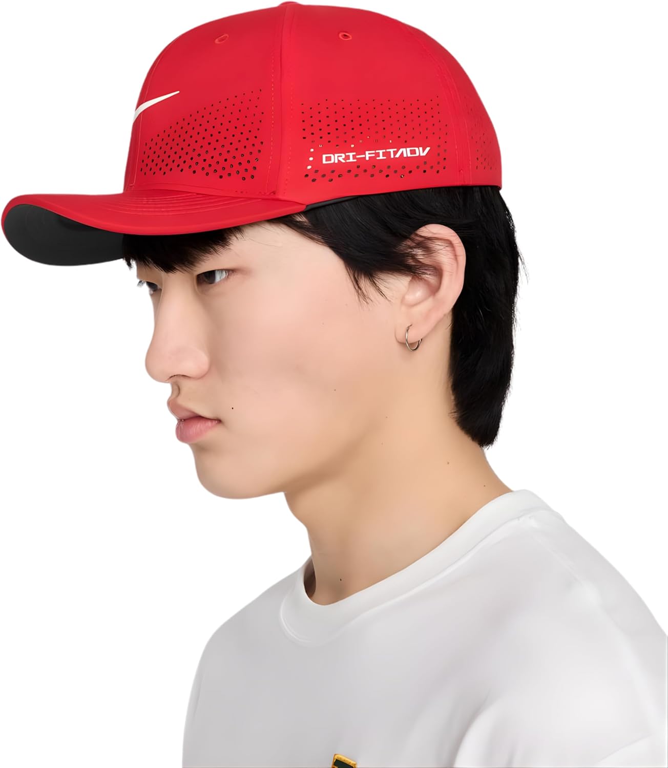 Nike Rise Excessive-Crown Dri-FIT ADV Structured Cap - AeroBill Stretch-Match Golf & Ru... - Image 5