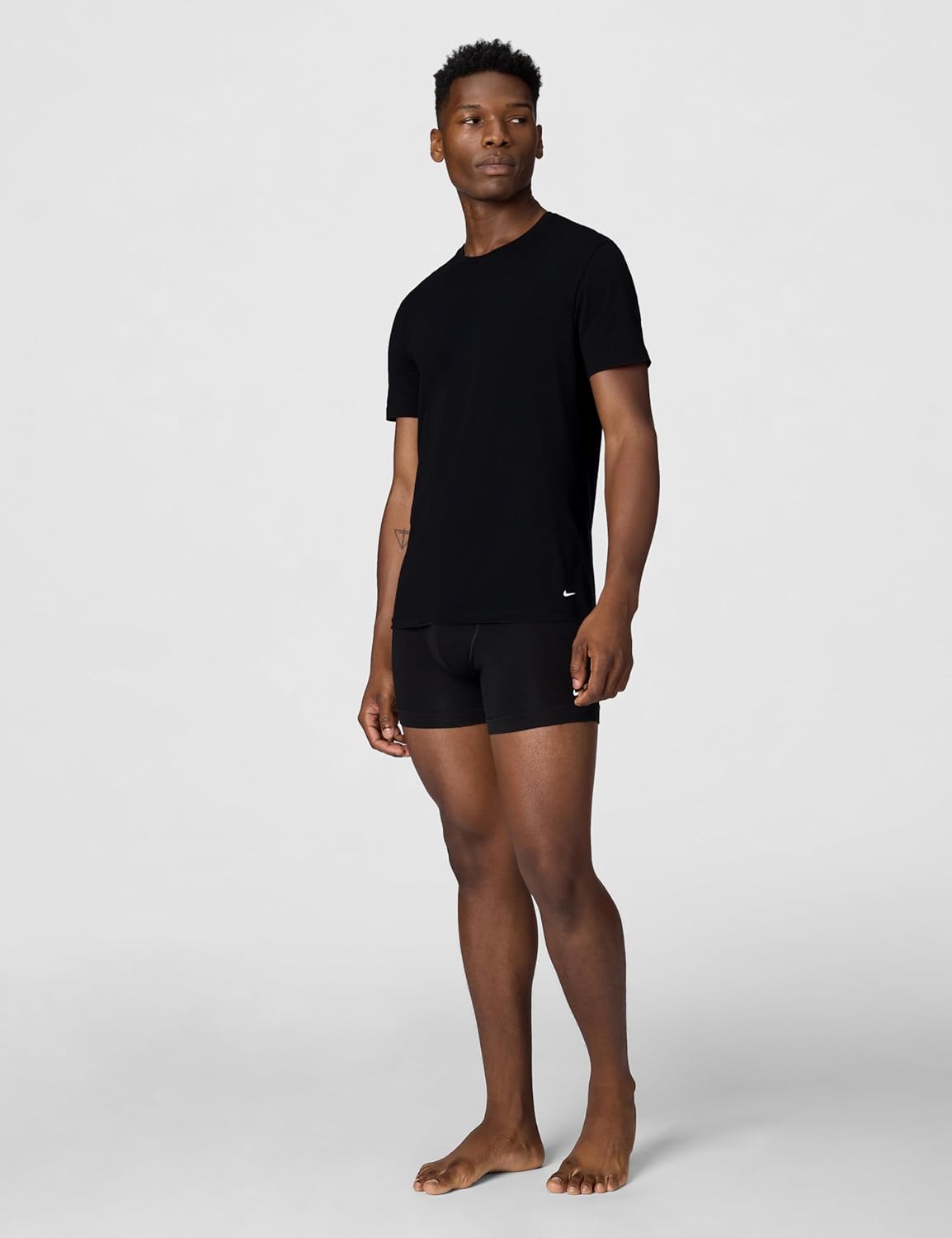 Nike Males's Cotton Stretch Crewneck Undershirts 2-Pack - Image 4