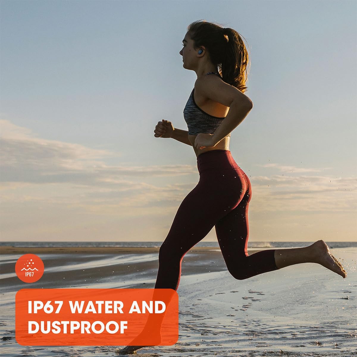 JBL JBLENDURACEBLKAM-Z Endurance Race Waterproof Wi-fi Sport Earbuds Black - ... - Image 4