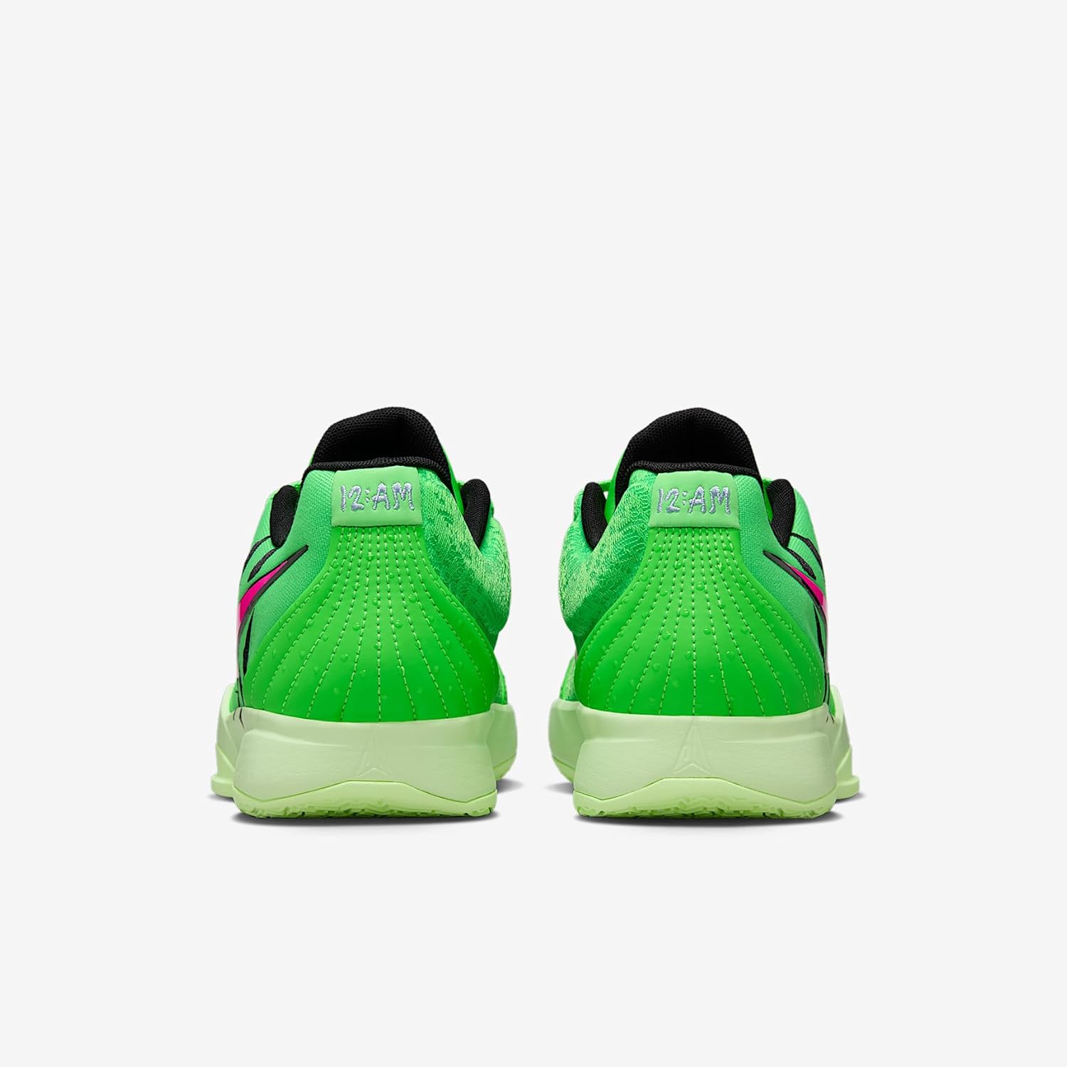 Nike Ja 2 Basketball Sneakers (Inexperienced Strike/Black/Barely Volt/Hyper Pink) Dimension 12 - Image 6