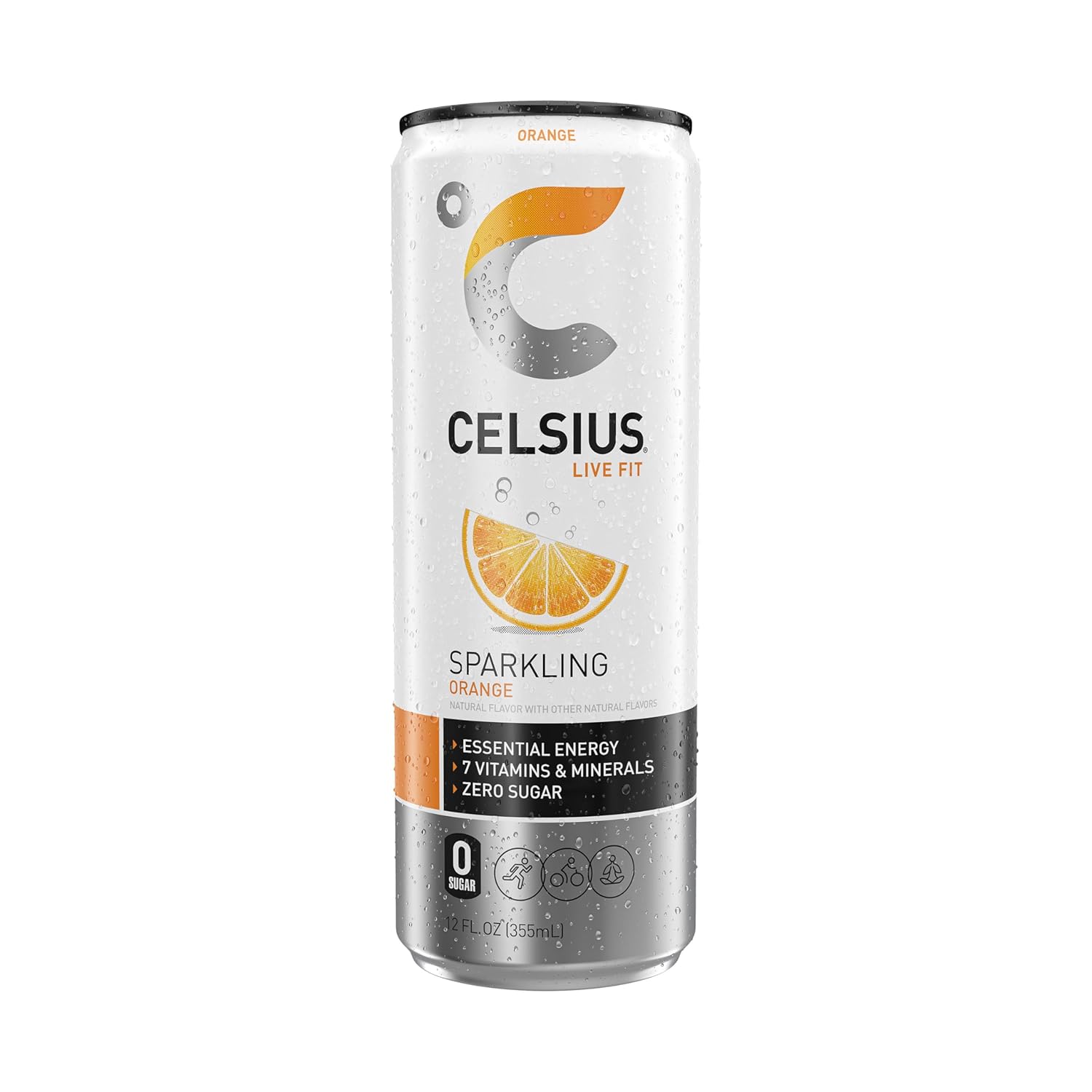 CELSIUS Glowing Orange, Purposeful Important Power Drink 12 Fl Oz (Pack of 12... - Image 5