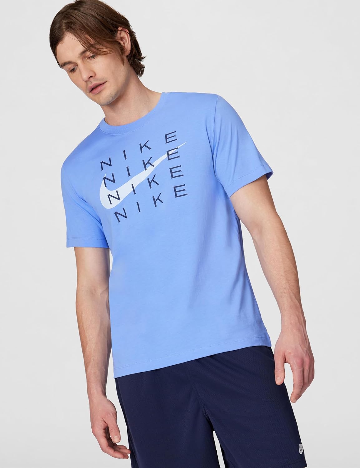 Nike Males's NSW Swoosh Nike Stack Tee - Image 5