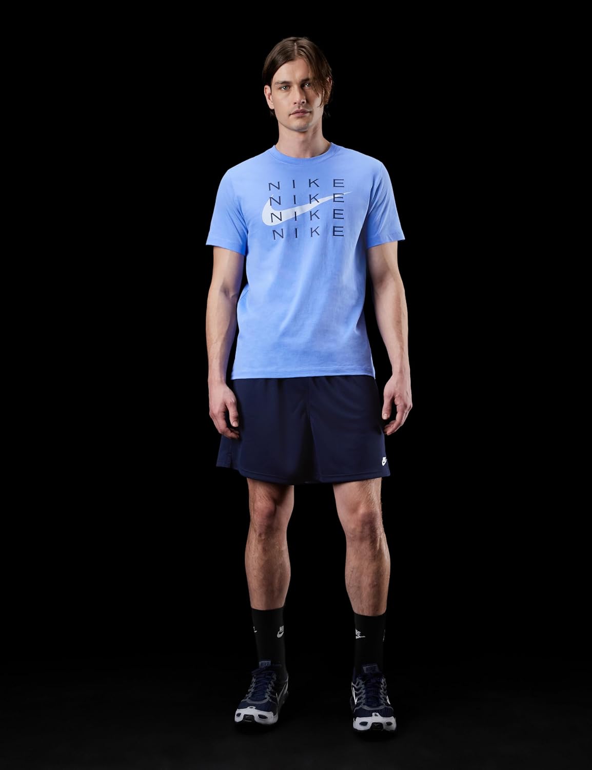Nike Males's NSW Swoosh Nike Stack Tee - Image 6