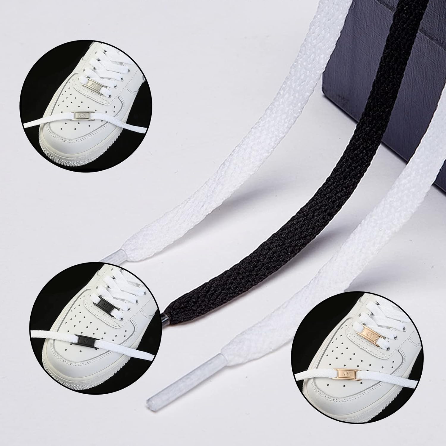2 Pair Flat Shoelaces 36"-72" Size Substitute Laces for Air Power 1,with 2 Pa... - Image 7