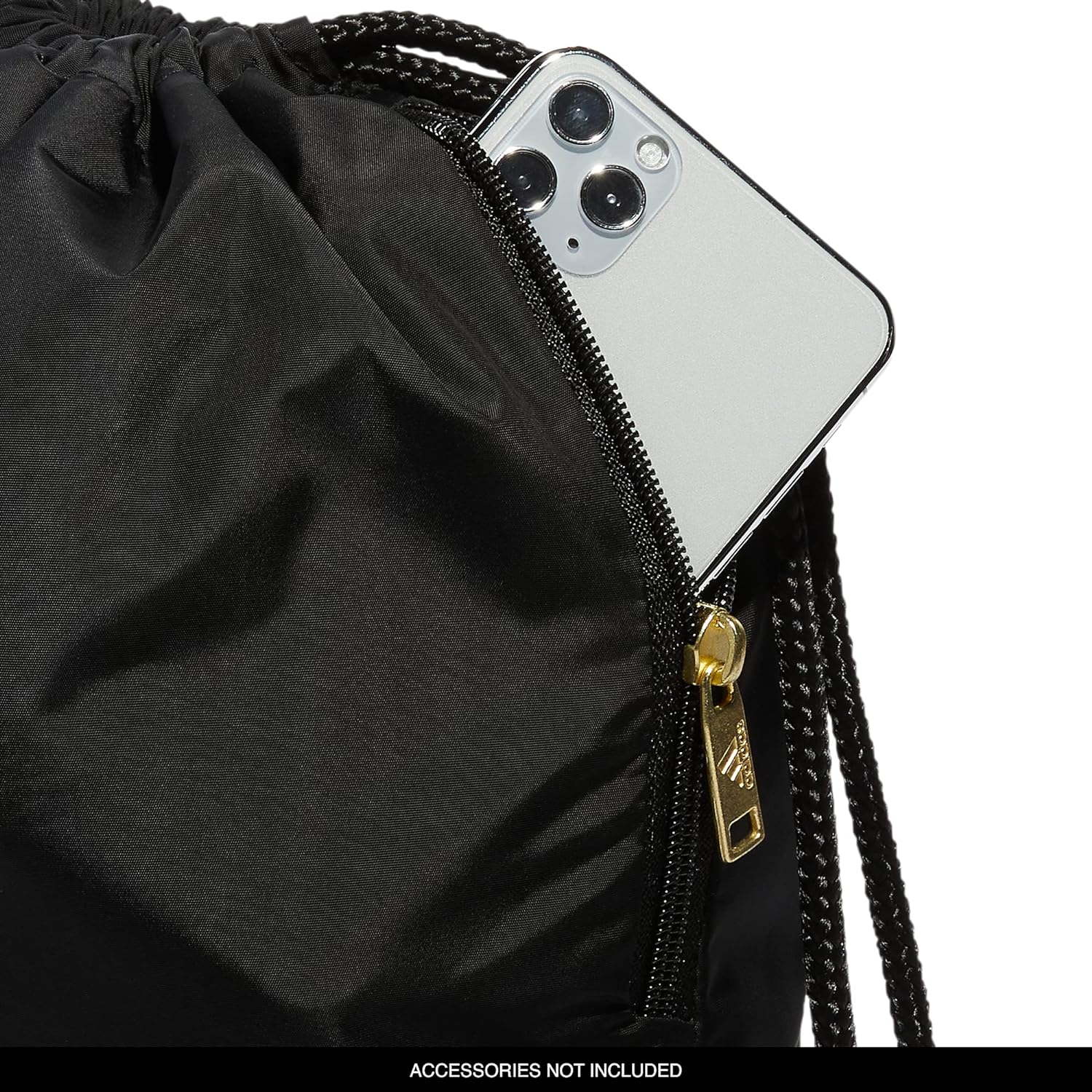 adidas Prepared Sackpack – Drawstring Backpack Light-weight Small Health club Bag - Image 3