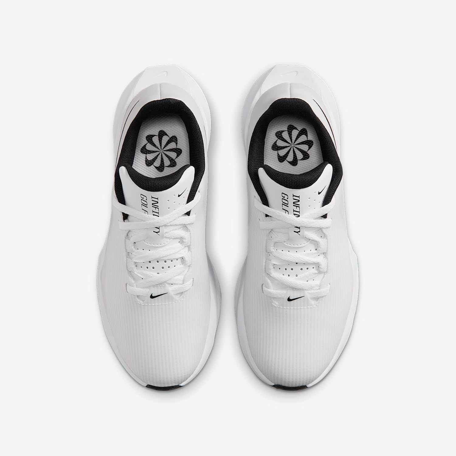 Nike Infinity G Jr. '24 Massive Children' Golf Sneakers (White/Pure Platinum/Black) - Image 4