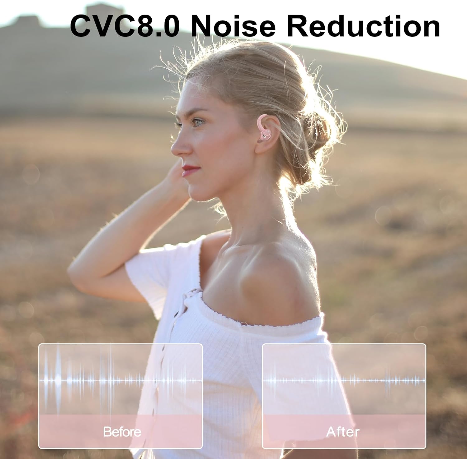 Wi-fi Earbuds Bluetooth 5.3 Headphones Sports activities, 48Hrs Playtime Bluetooth Earbu... - Image 3