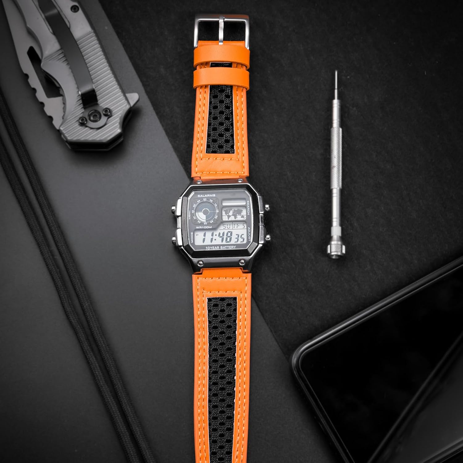 18mm Watch Band Strap for Casio AE-1000W AE-1200 AE-1300 AEQ-110W AQ-S800W MRW-2... - Image 4