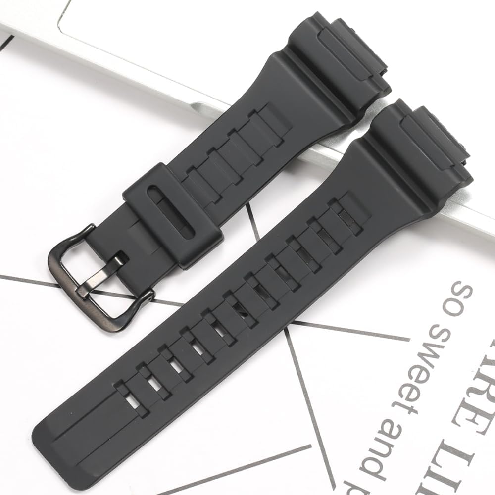 Resin strap Appropriate with Casio AEQ110BW AQ-S810 W735H AQ-S800W watch band met... - Image 3