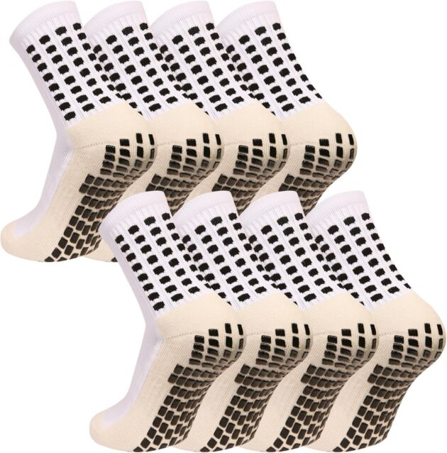 Males's Grip Soccer Socks Anti Slip Athletic Socks Non Slip Soccer Basketball So...