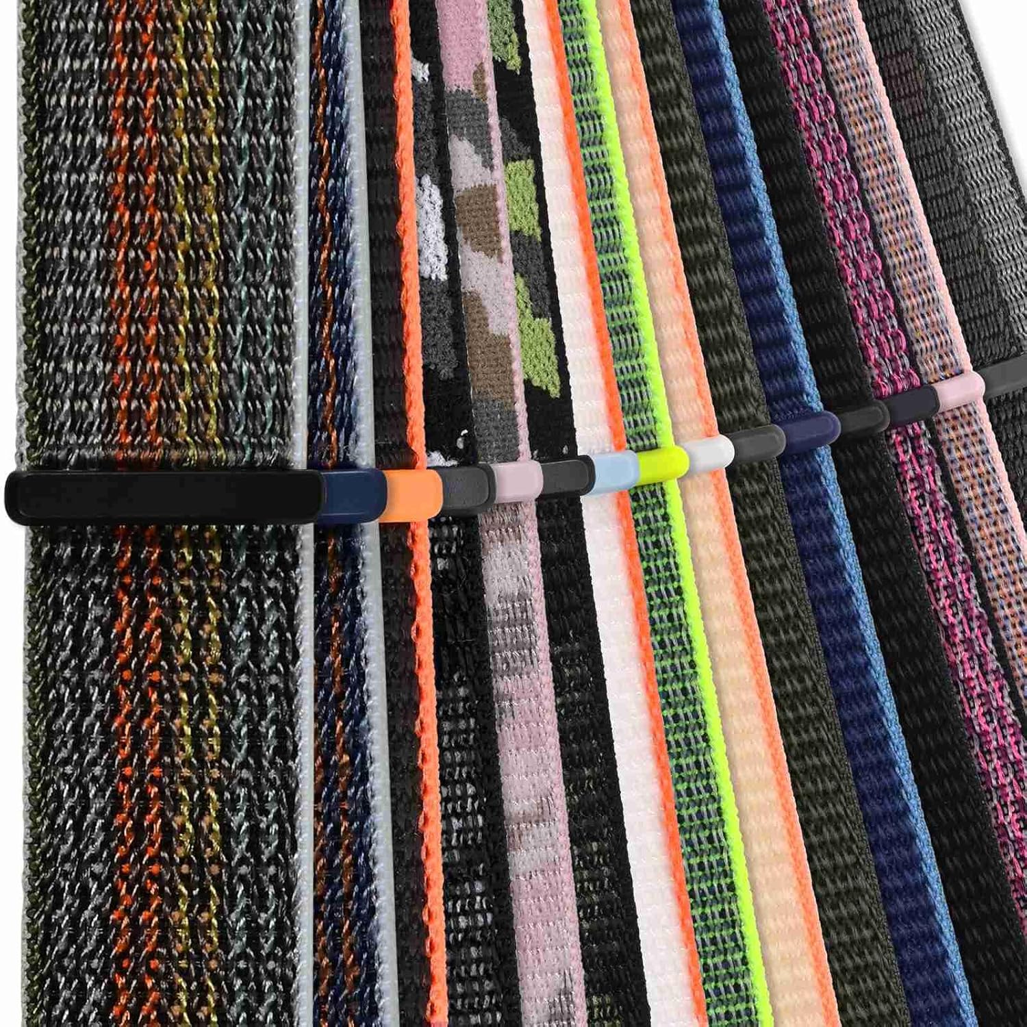 WOCCI 20mm Adjustable Nylon Watch Band, Fast Launch Sport Loop Strap (Military Gre... - Image 9