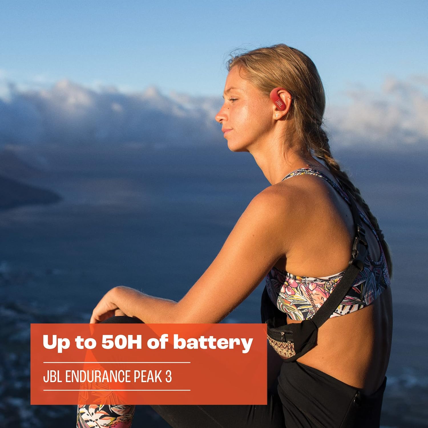 JBL Endurance Peak 3 Mud and Waterproof True Wi-fi Lively Earbuds - Black (R... - Image 4