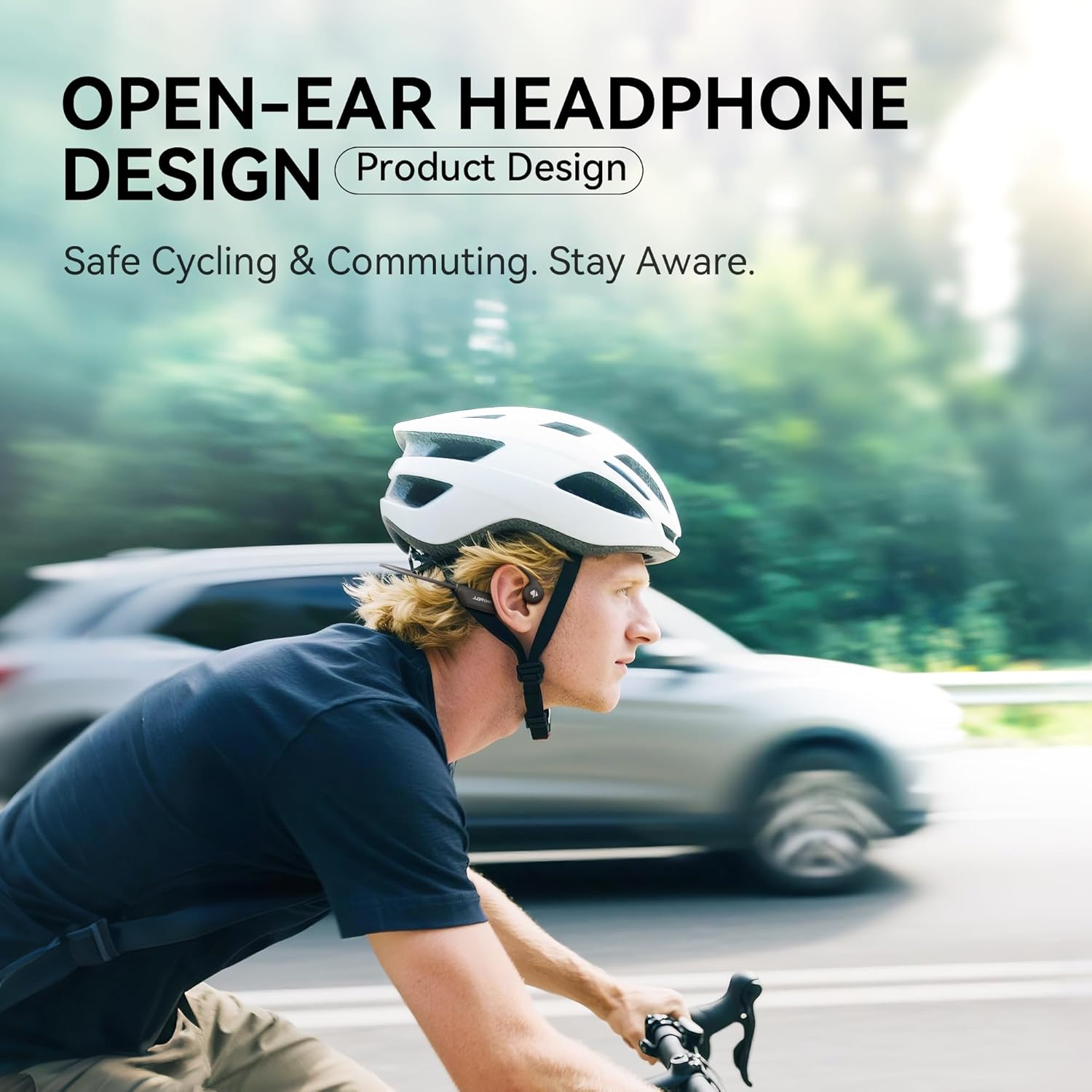 Bone Conduction Headphones, Open-Ear Bluetooth Wi-fi Sports activities Headphones with M... - Image 5