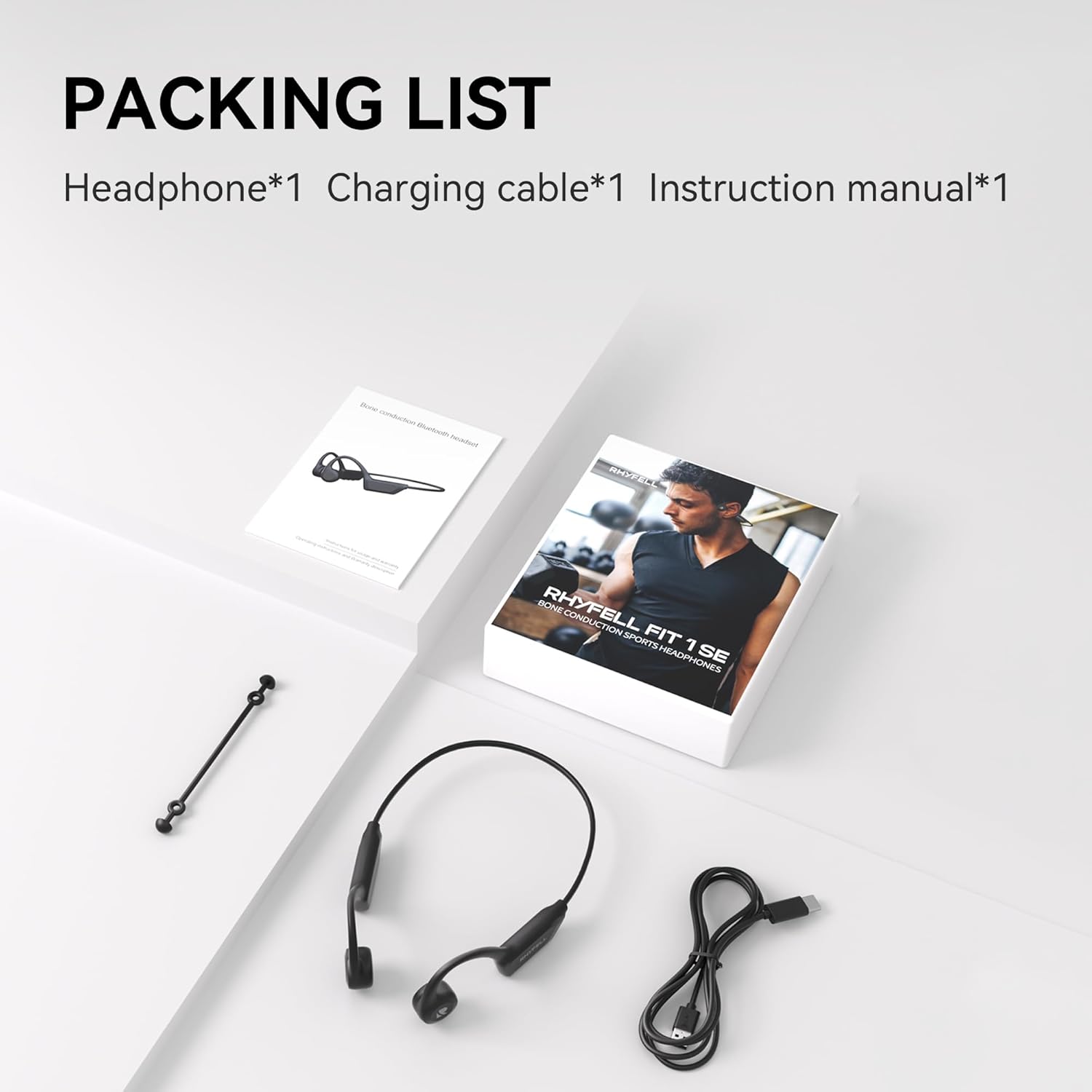 Bone Conduction Headphones, Open-Ear Bluetooth Wi-fi Sports activities Headphones with M... - Image 9