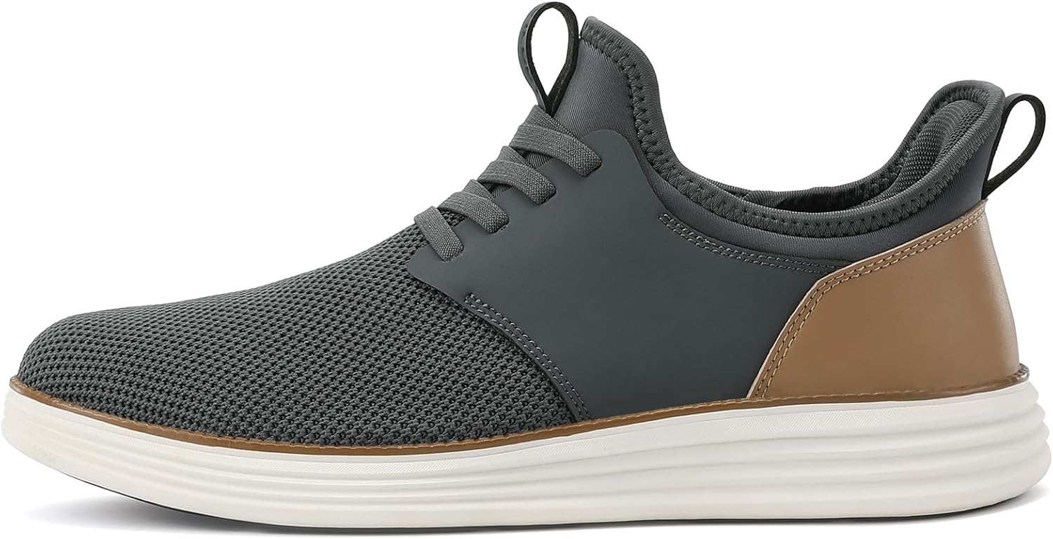 VILOCY Mens Slip On Informal Costume Footwear Fingers Free Style Sneakers Mesh Tennis W... - Image 5