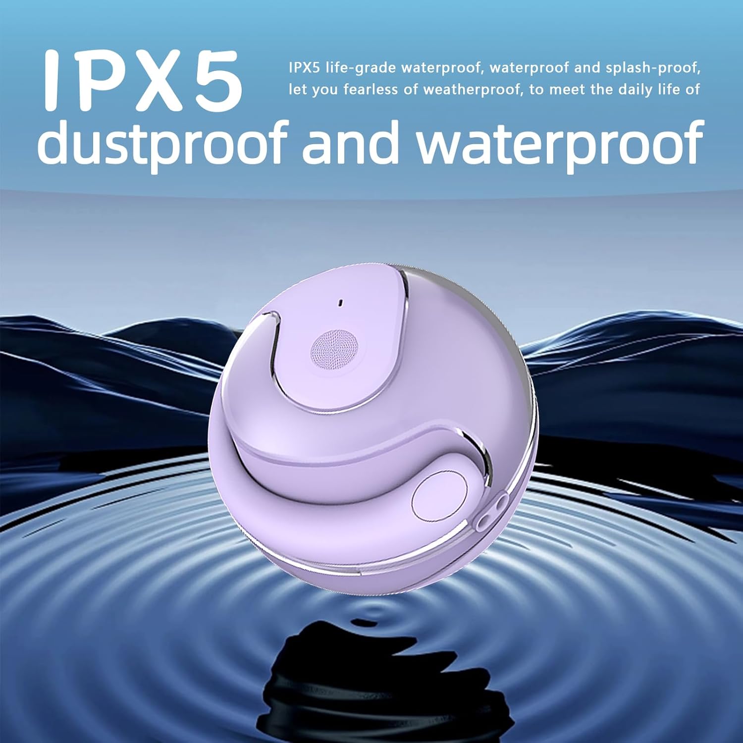URIZONS Ball Form Earhook TWS Gaming On Ear Earbuds Wi-fi Earphones - Low-La... - Image 5
