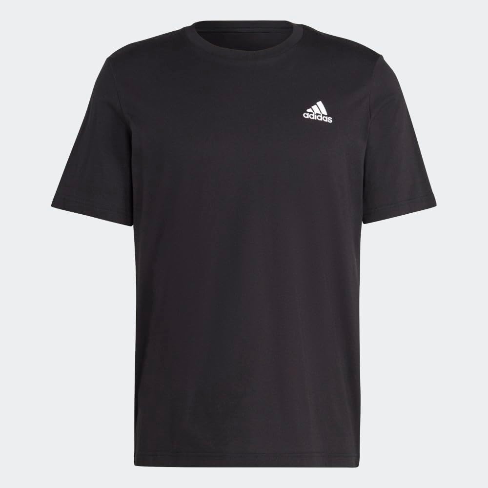 Adidas Mens Necessities Single Jersey Embroidered Small Emblem T-Shirt - Image 5