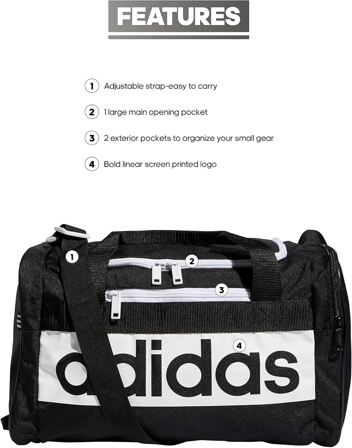 Adidas Court docket Lite Duffel (5149-COURT) - Image 2