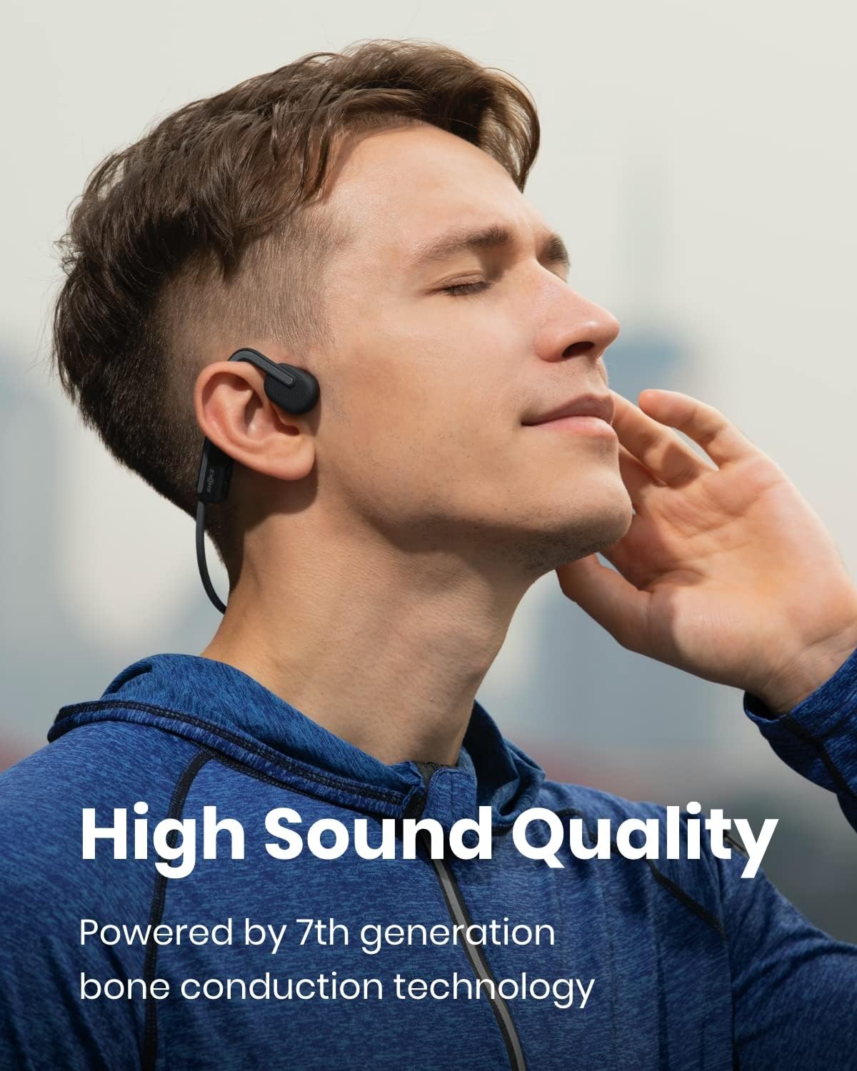 SHOKZ OpenMove - Open-Ear Bluetooth Sport Headphones, Bone Conduction Wi-fi E... - Image 7