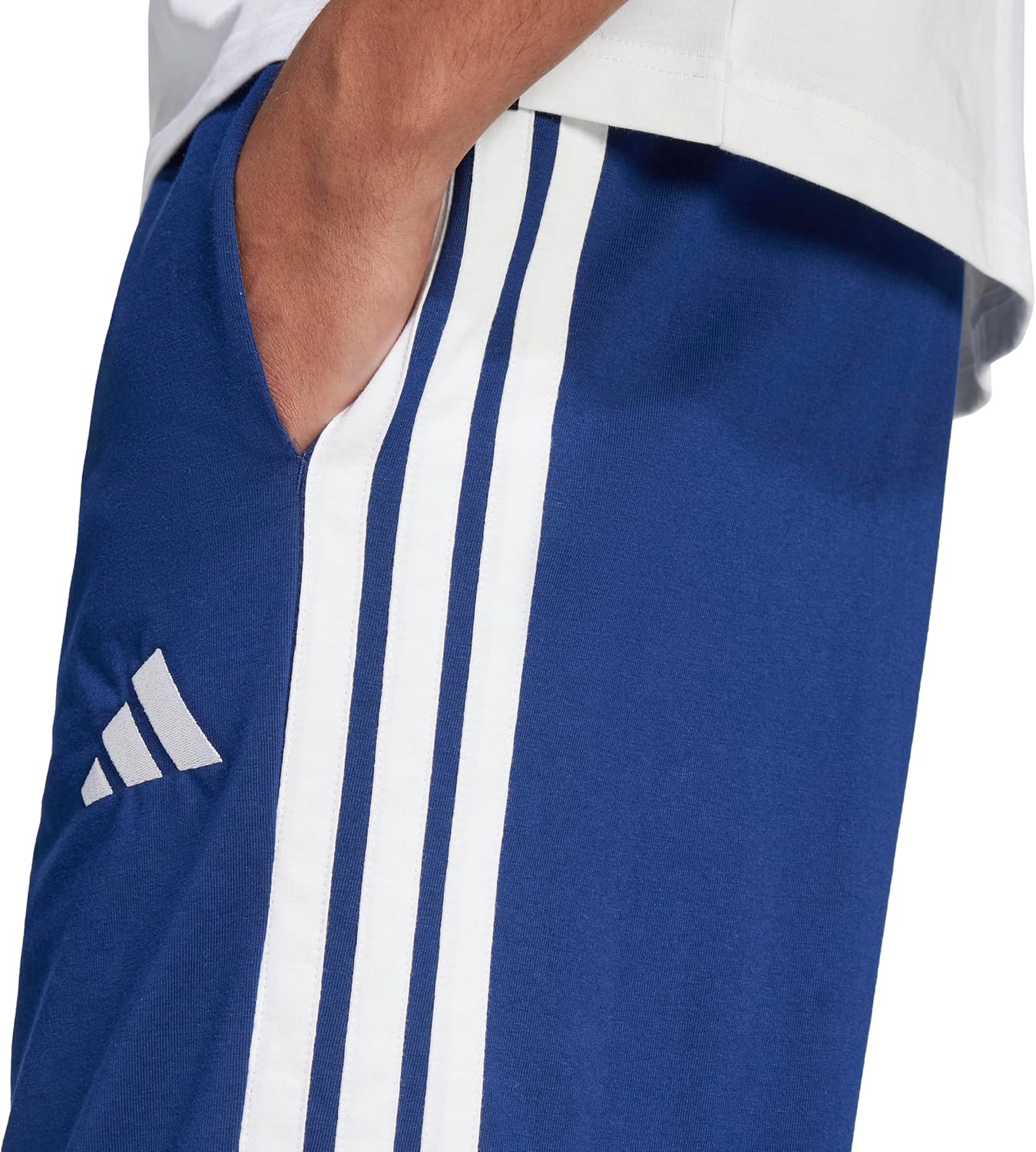 adidas mens Necessities 3-stripes Single Jersey 10-inch Shorts - Image 4