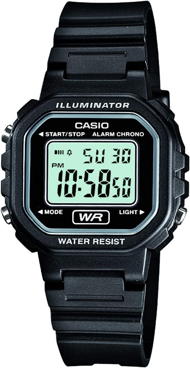 Casio LA20WH Sequence | Girls's Digital Watch | Water Resistant | LED Mild | Auto...
