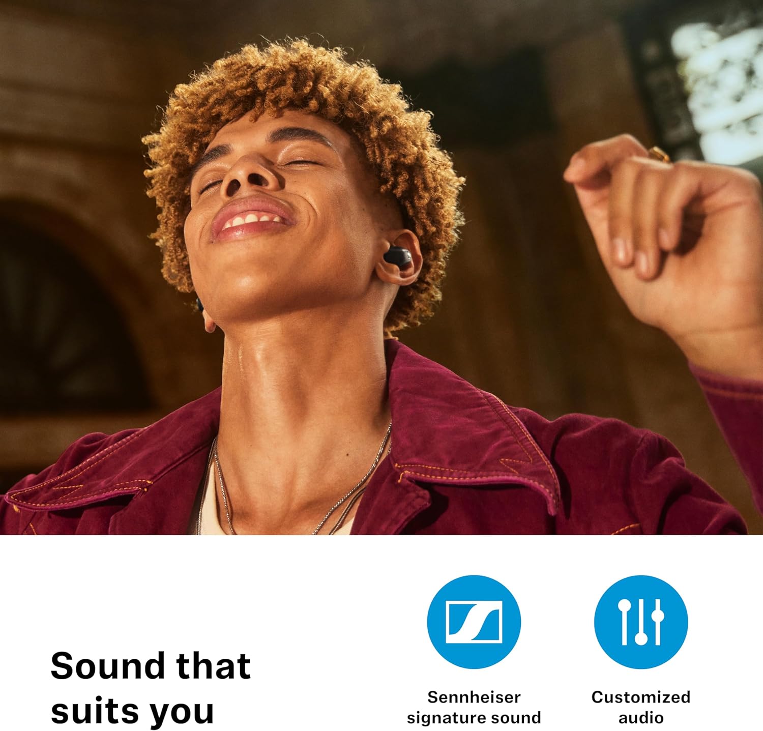 Sennheiser ACCENTUM True Wi-fi Earbuds - Crystal-Clear Sound with Hybrid ANC,... - Image 4