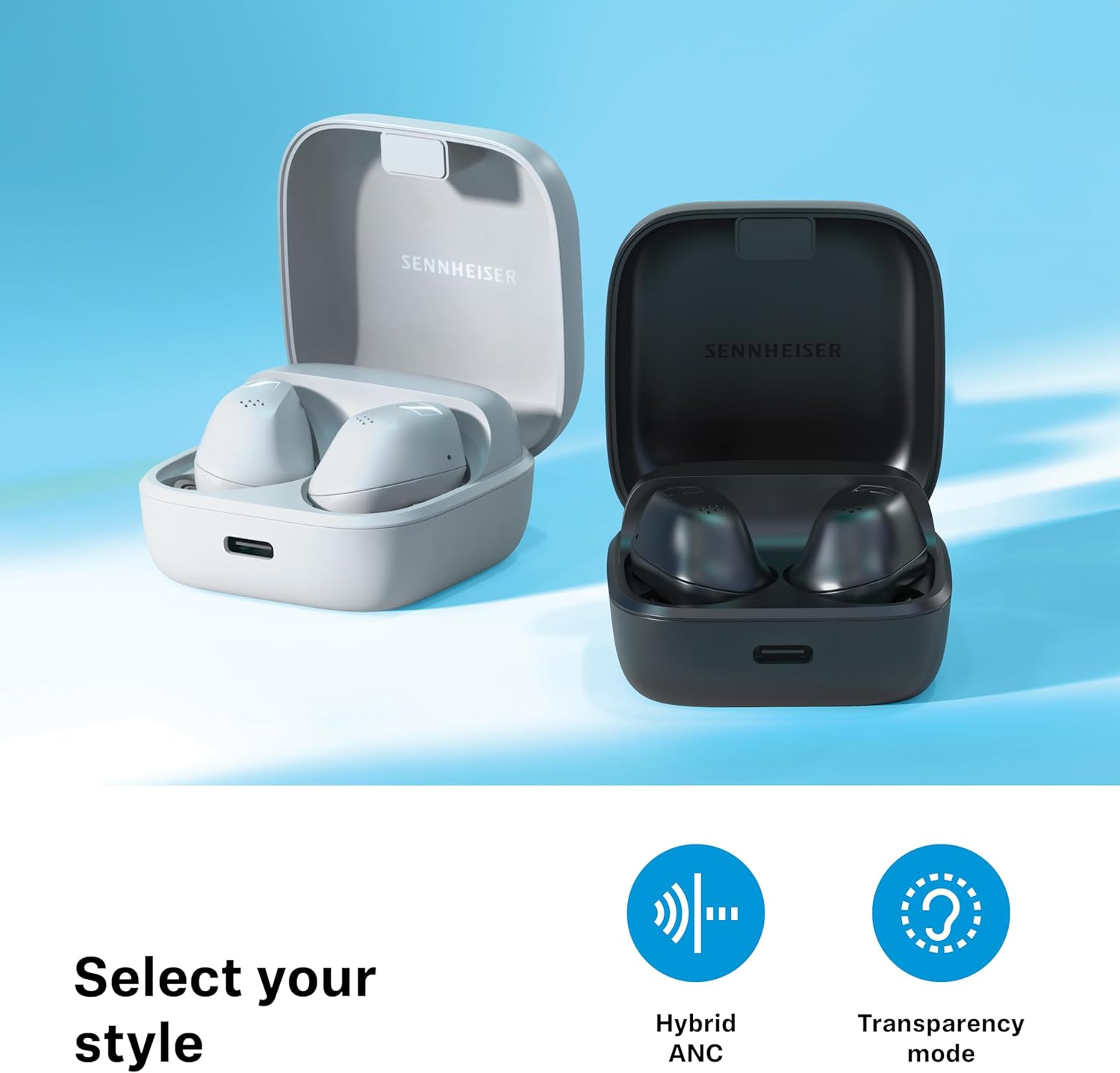Sennheiser ACCENTUM True Wi-fi Earbuds - Crystal-Clear Sound with Hybrid ANC,... - Image 5