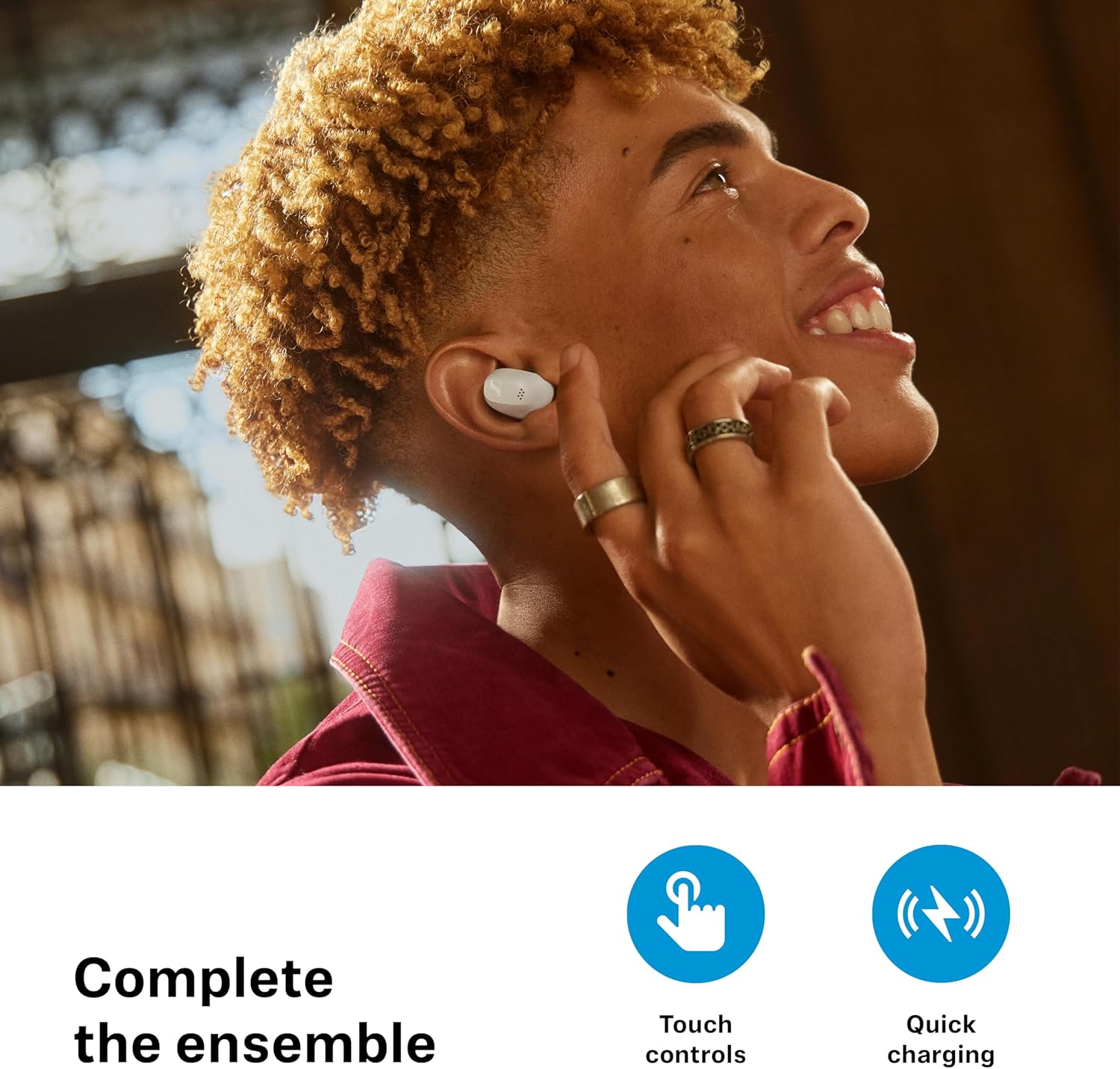 Sennheiser ACCENTUM True Wi-fi Earbuds - Crystal-Clear Sound with Hybrid ANC,... - Image 7
