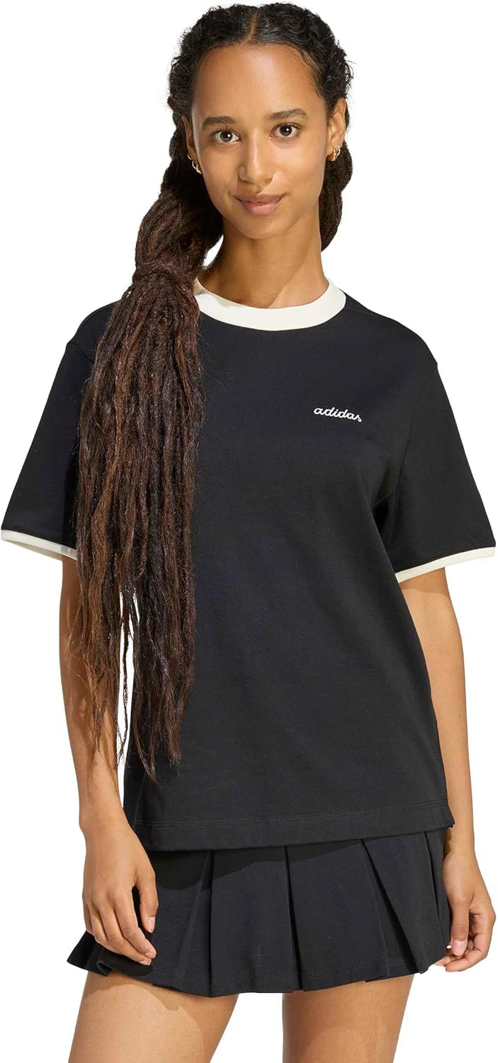 adidas Ladies's Seasonal Necessities Colorpop T-Shirt with Embroide