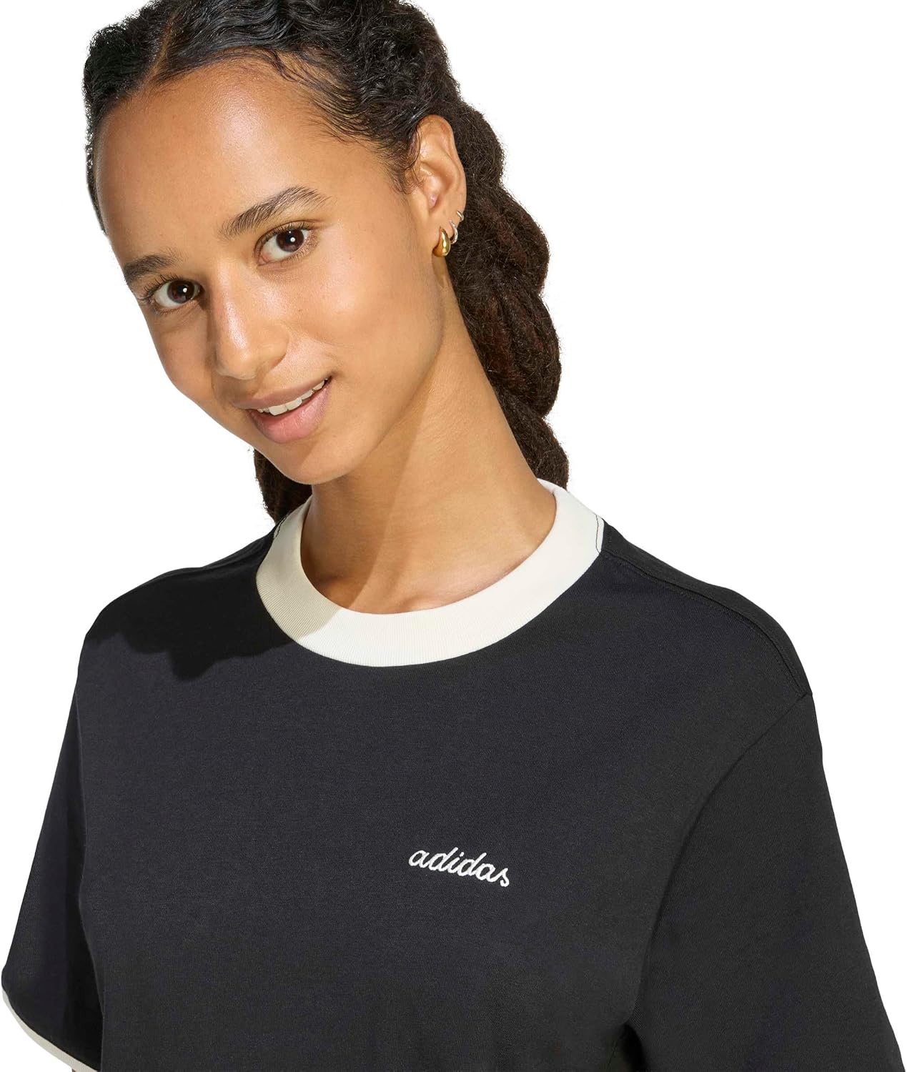 adidas Ladies's Seasonal Necessities Colorpop T-Shirt with Embroide - Image 4