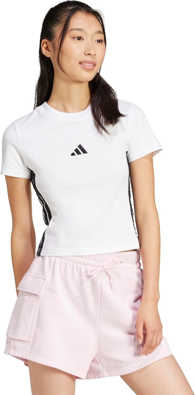 adidas Ladies's Necessities 3-Stripes T-Shirt - Image 2