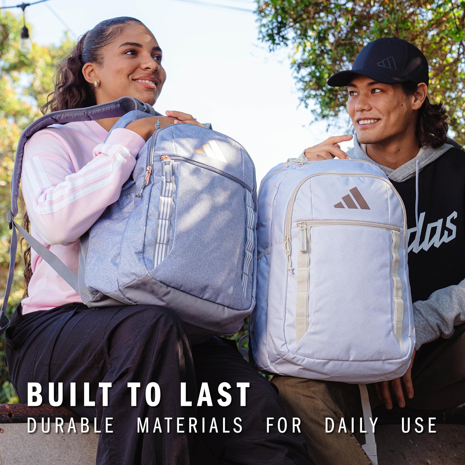 adidas Excel Backpack for Males & Ladies – Sturdy Giant Athletic Laptop computer Bag - Image 7