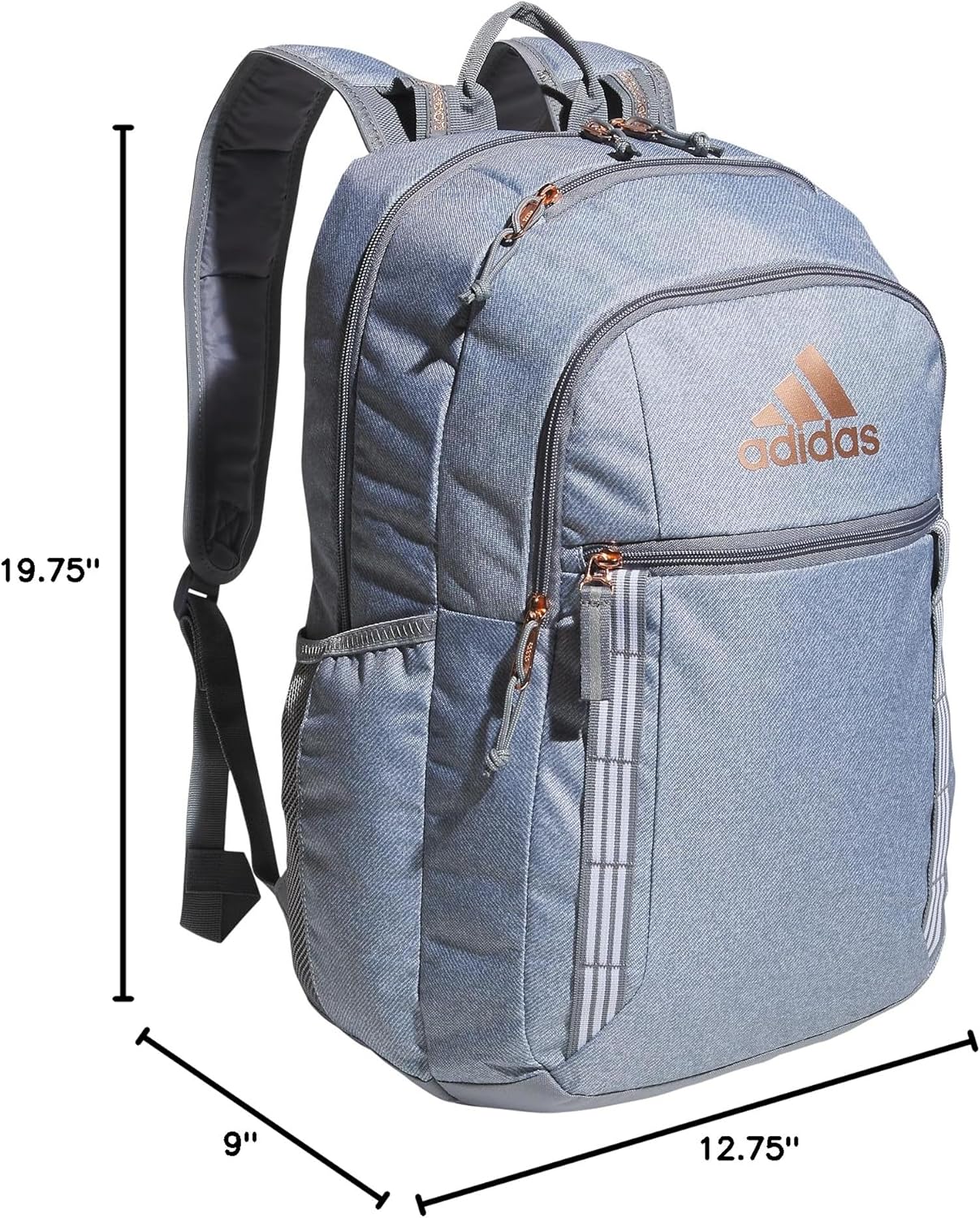 adidas Excel Backpack for Males & Ladies – Sturdy Giant Athletic Laptop computer Bag - Image 8