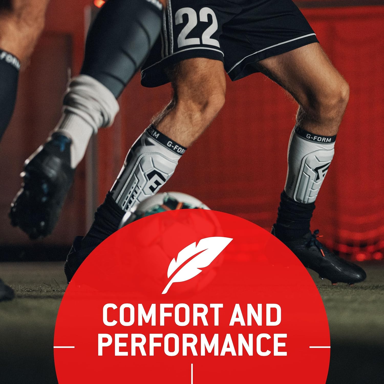 G-Kind Professional-S Vento Soccer Shin Guard - Machine-Washable Efficiency Shin Guards ... - Image 4