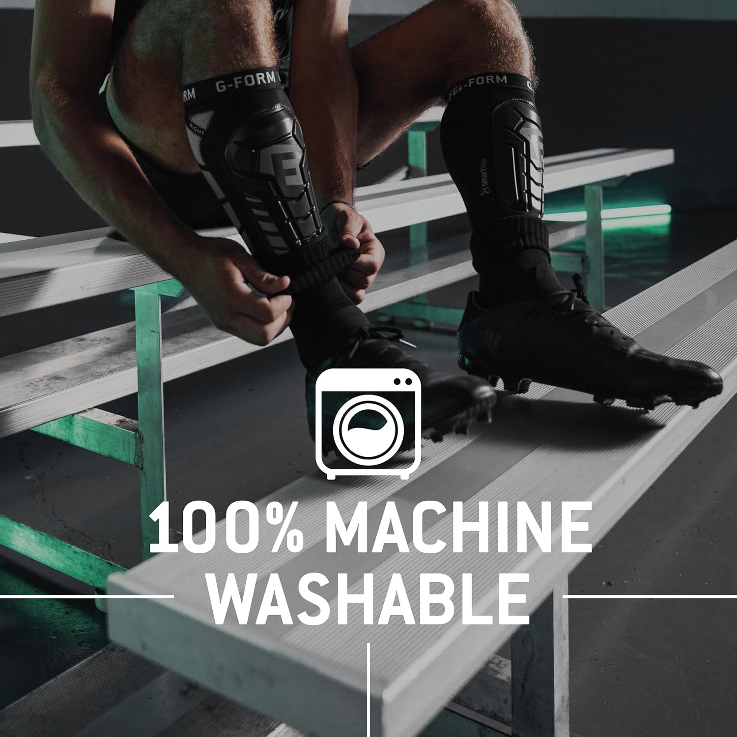 G-Kind Professional-S Vento Soccer Shin Guard - Machine-Washable Efficiency Shin Guards ... - Image 7