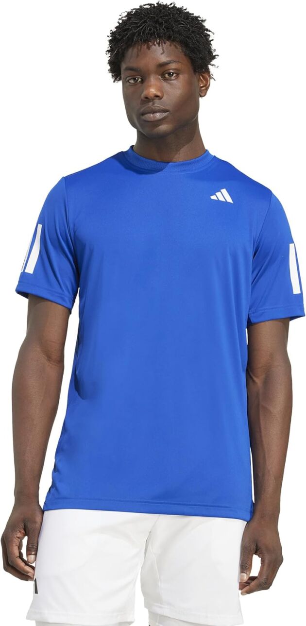 Adidas Mens Membership Tennis Climacool 3-Stripes T-Shirt