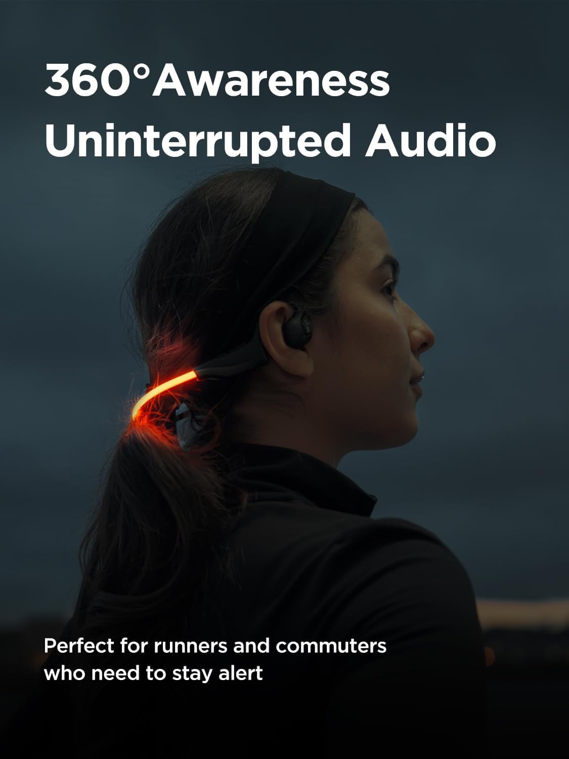 HAKII Mild 2 Open Ear Headphones, IPX5 Working Headphone with 180° Extremely-Vivid... - Image 3