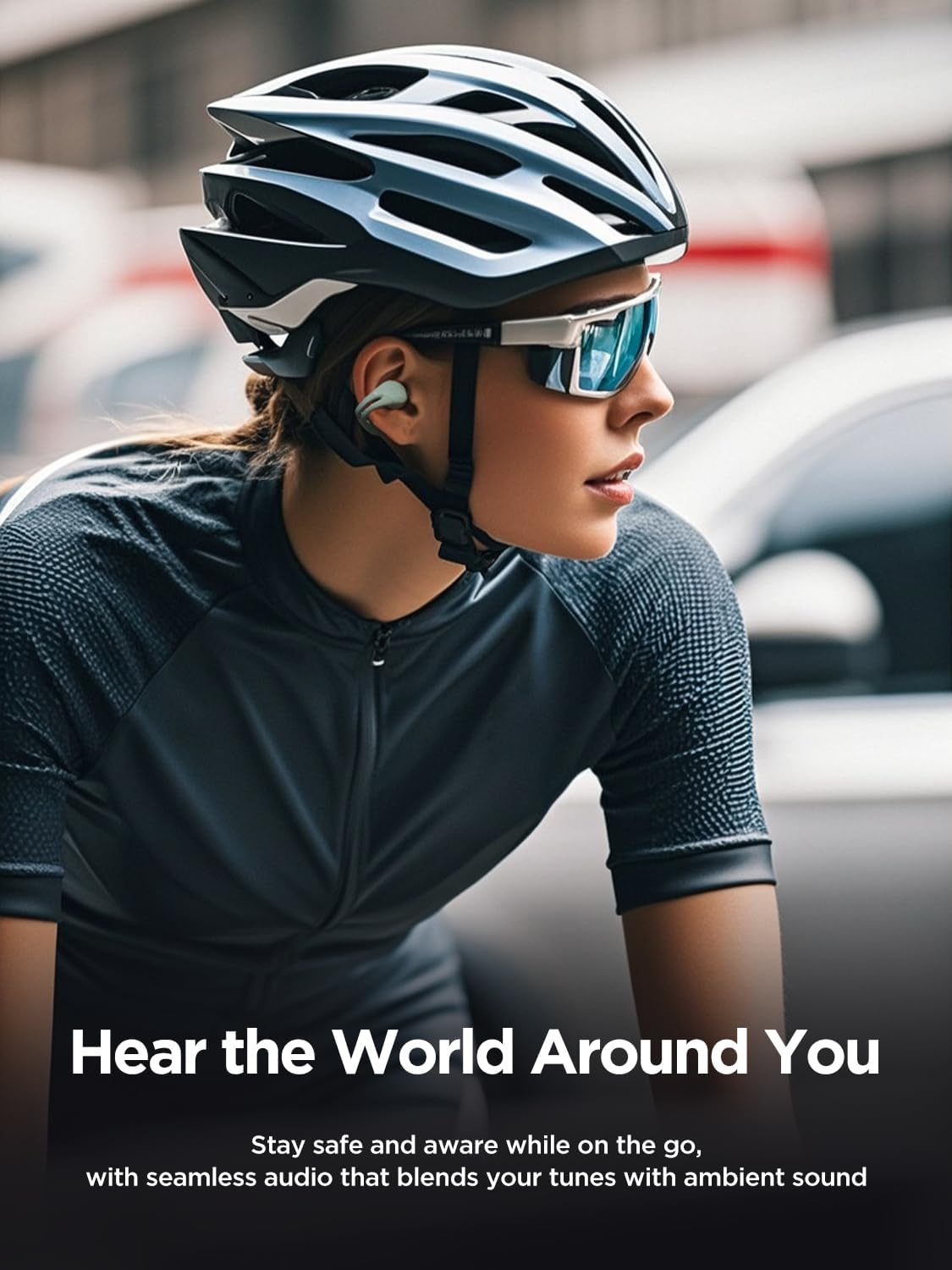 HAKII Open Ear Wi-fi Earbuds, Bluetooth 5.4 Ergonomic Clip on Bluetooth Earbu... - Image 3