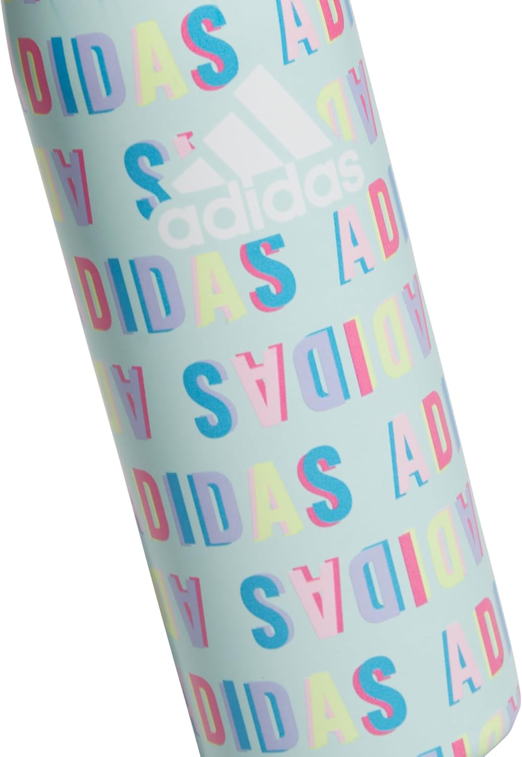 adidas Stainless Metal Steel Water Bottle 20 oz (600 mL) Straw Lid - Image 4