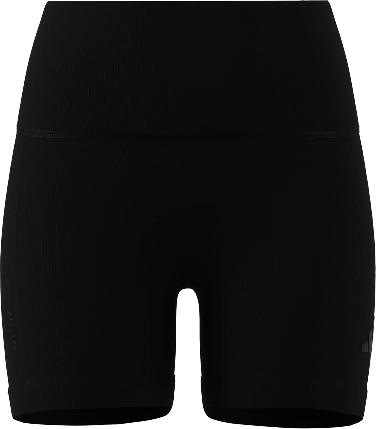 Adidas Womens All Szn Ribbed Excessive-Waisted Bike Shorts - Image 2