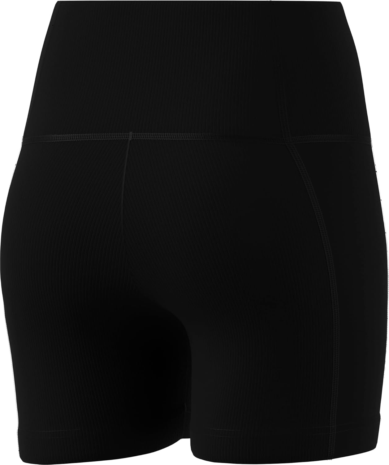 Adidas Womens All Szn Ribbed Excessive-Waisted Bike Shorts - Image 3