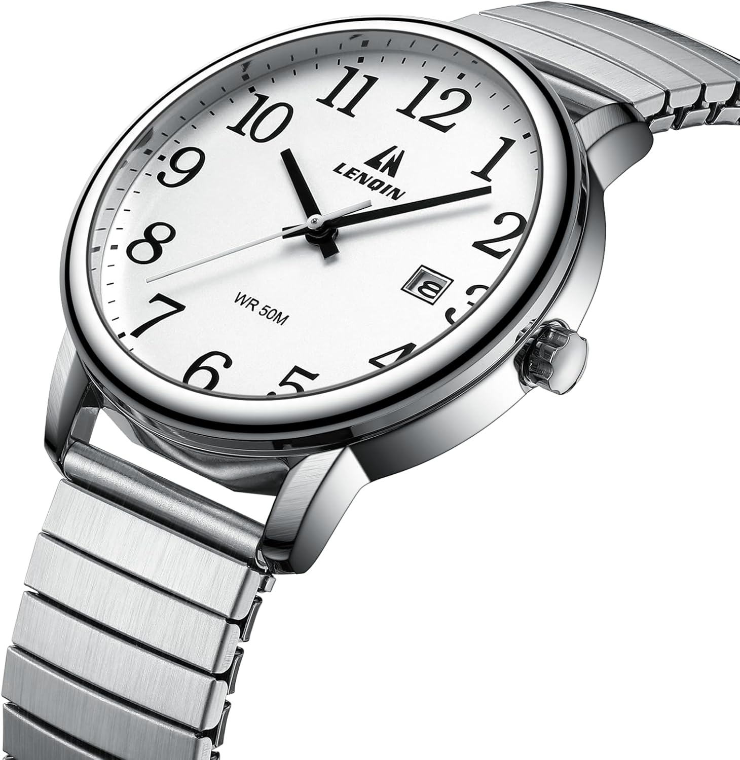 LN LENQIN Mens Watches Straightforward Learn Analog Quartz Sport Waterproof Look ahead to Males wi... - Image 3
