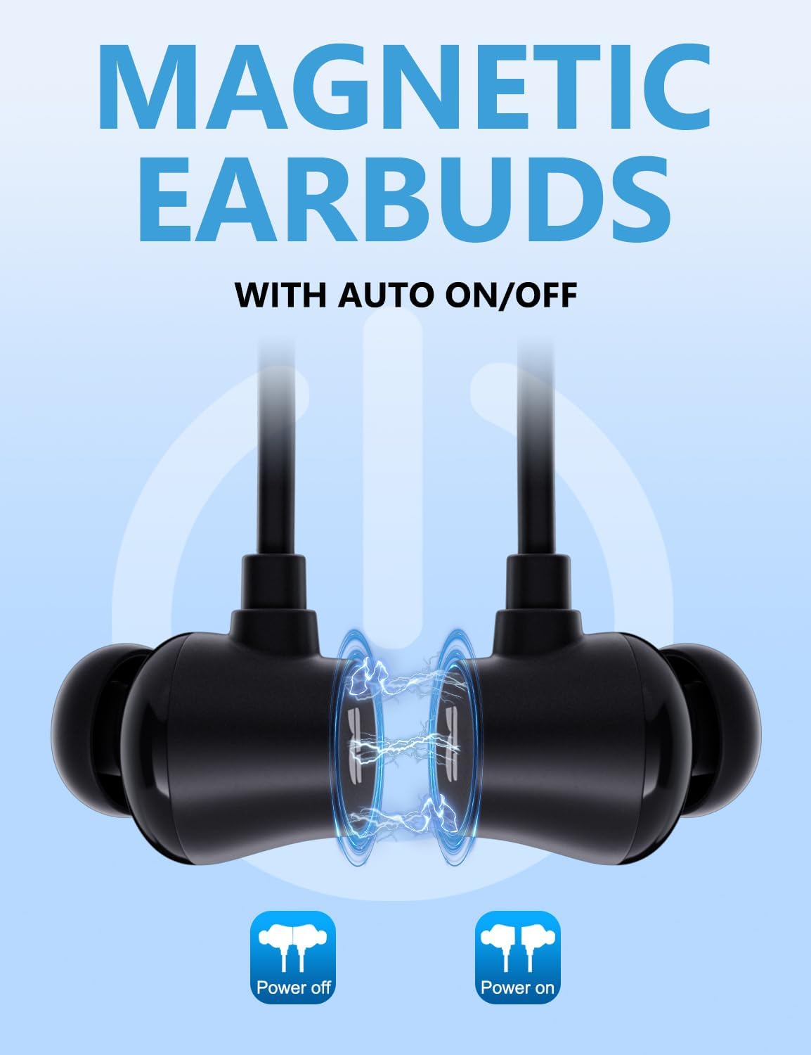 Rythflo Energetic Noise Cancelling Headphones, Wi-fi in Ear Neckband Blutooth He... - Image 4